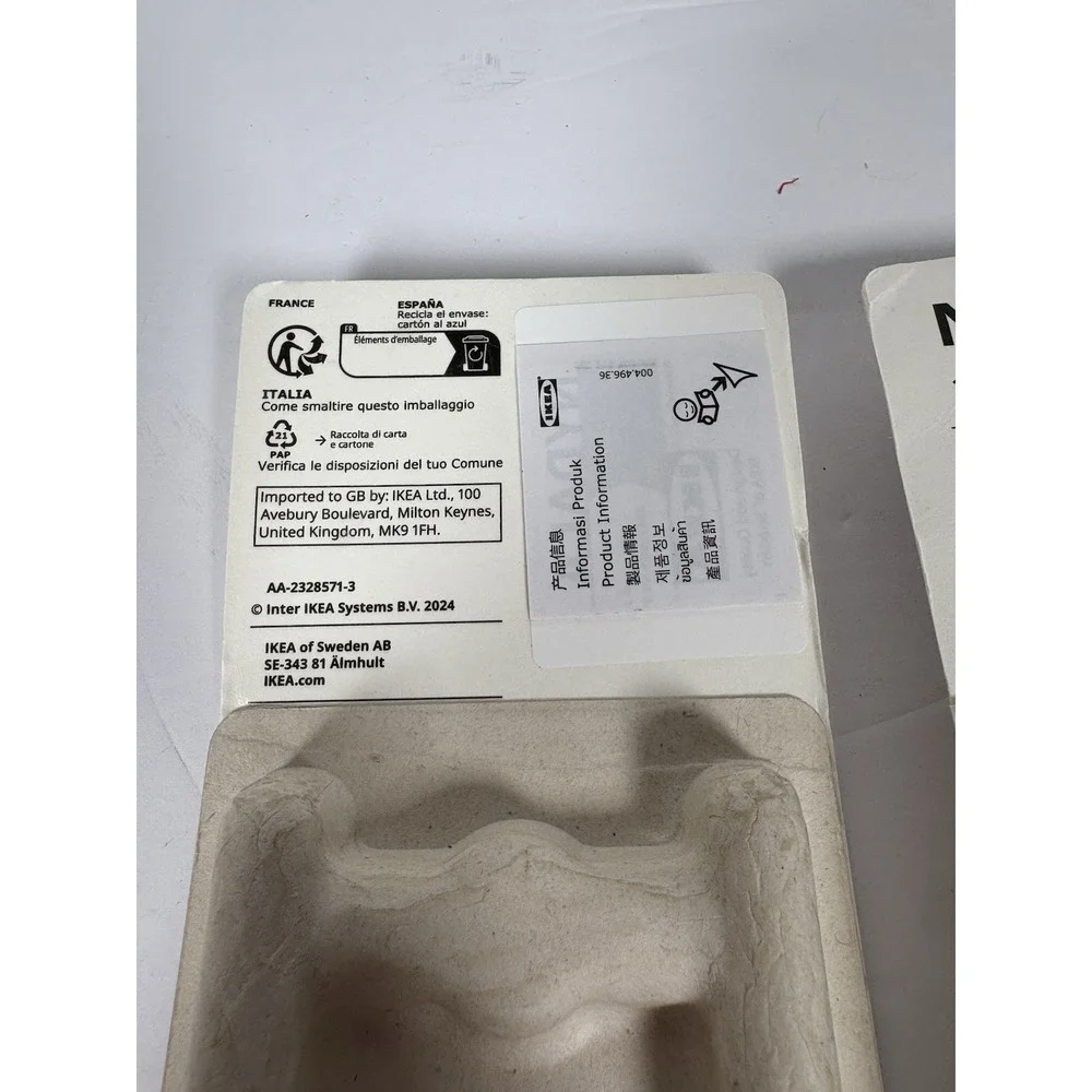 IKEA NYDALA 004.496.36 Black Cabinet Handles 154mm 5-1/16